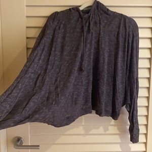 Emma and Sam cropped T-shirt hoodie